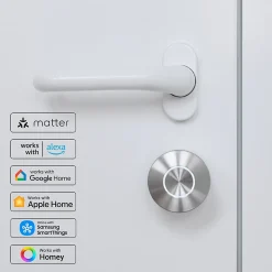 Serrure connectée Nuki Smart Lock Pro acier