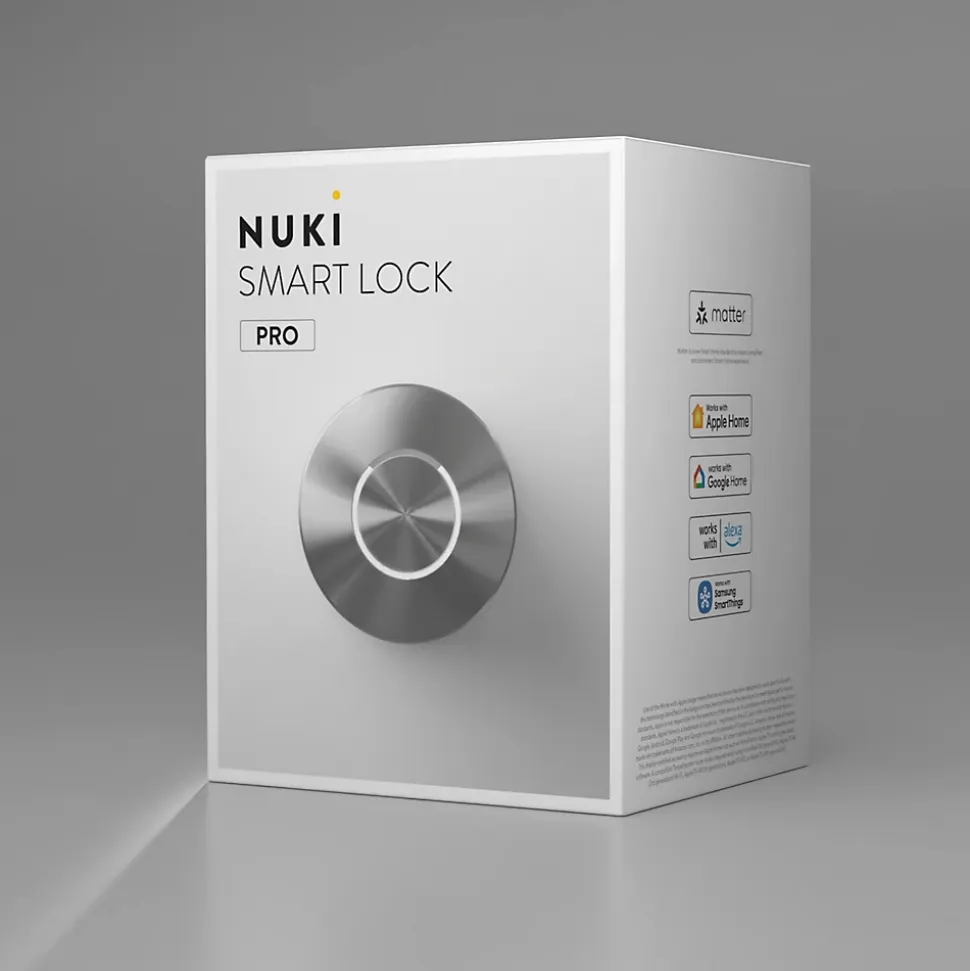 Serrure connectée Nuki Smart Lock Pro acier