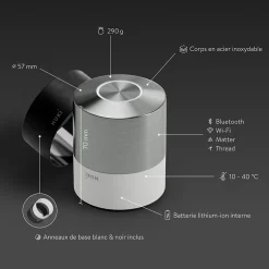 Serrure connectée Nuki Smart Lock Pro acier