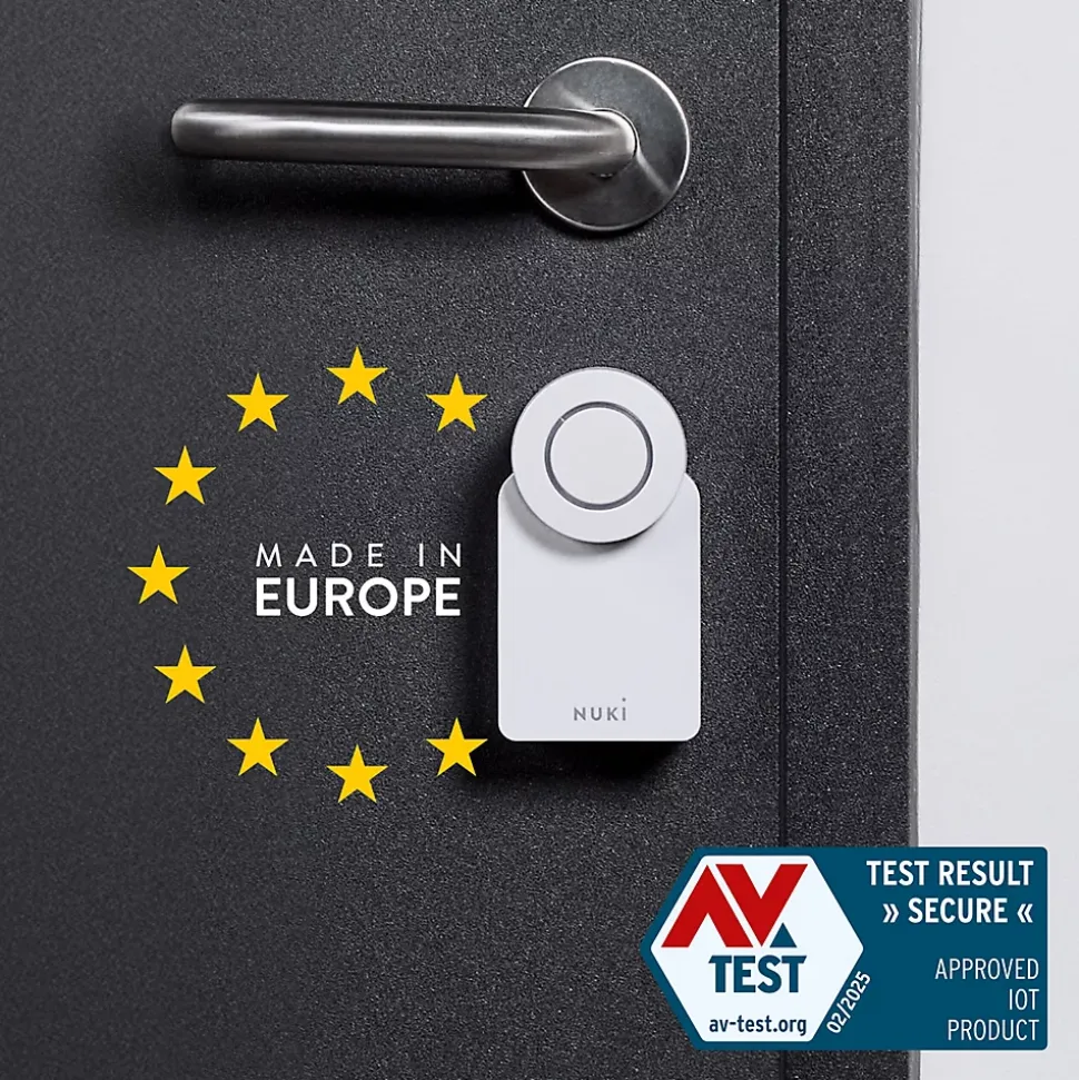 Serrure connectée Nuki Smart Lock Go blanche