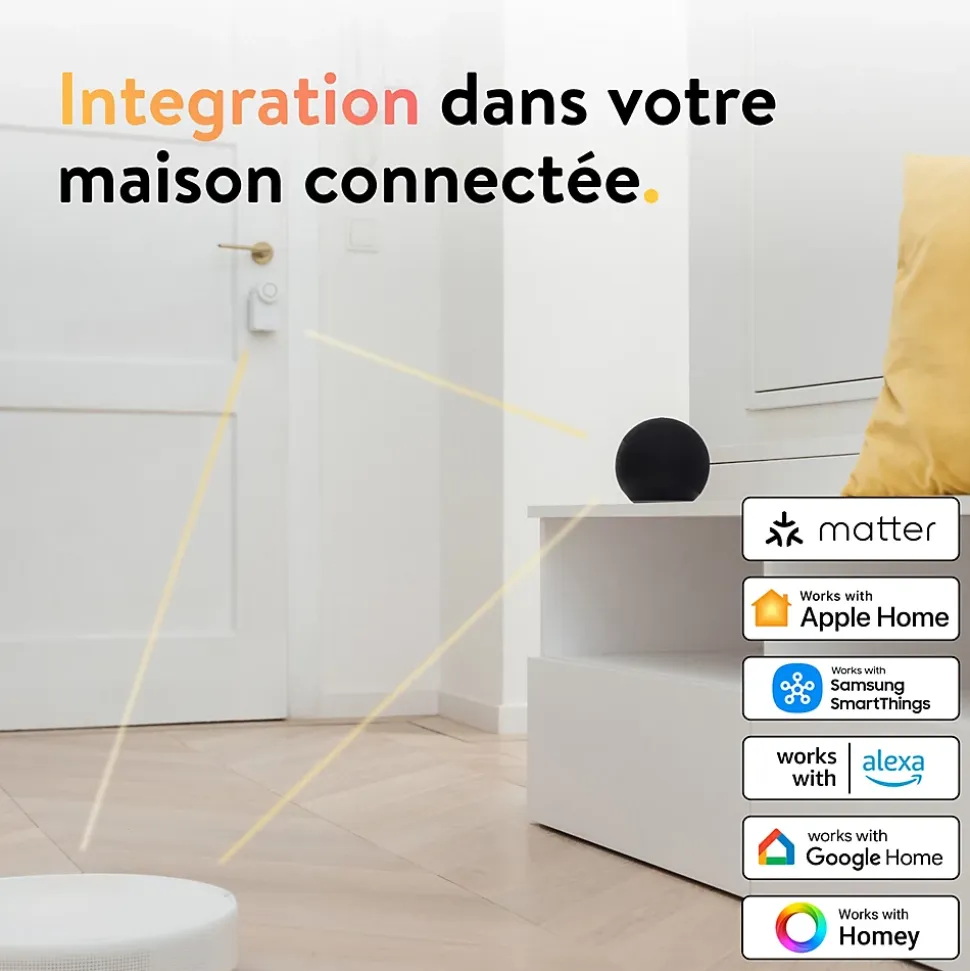 Serrure connectée Nuki Smart Lock Go blanche