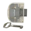 Serrure en applique l. 48 mm x H. 59 mm x EP. 10 mm