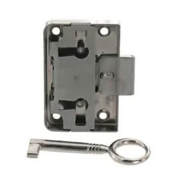 Serrure en applique l. 39 mm x H. 55 mm x EP. 9 mm