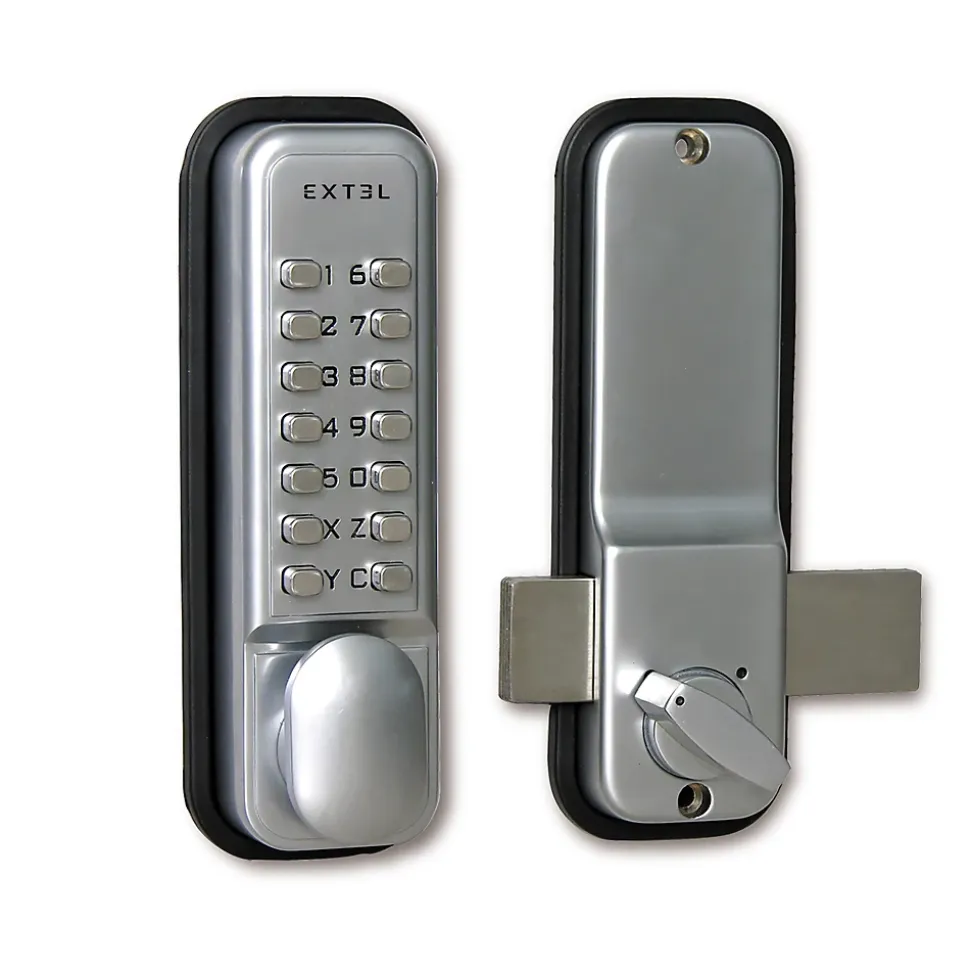 Serrure mécanique pour porte intérieure 35 - 60 mm - ouverture gauche droite - Extel - 109057