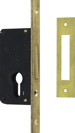 Serrure monopoint à larder axe à 40mm pêne dormant têtière laiton - CISA - CIS5231040