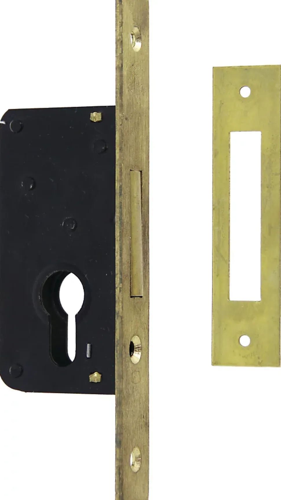 Serrure monopoint à larder axe à 40mm pêne dormant têtière laiton - CISA - CIS5231040