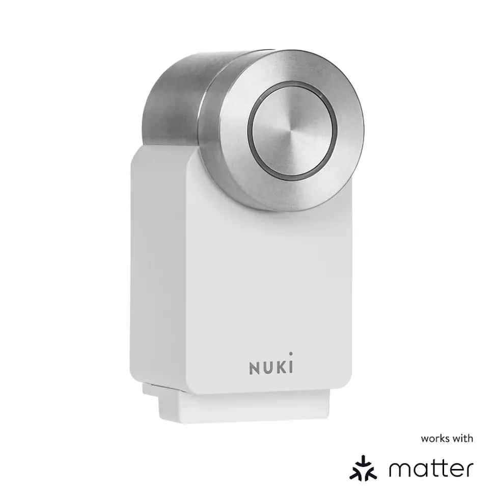 Serrure Nuki Smart Lock 4 ème génération Pro, blanche