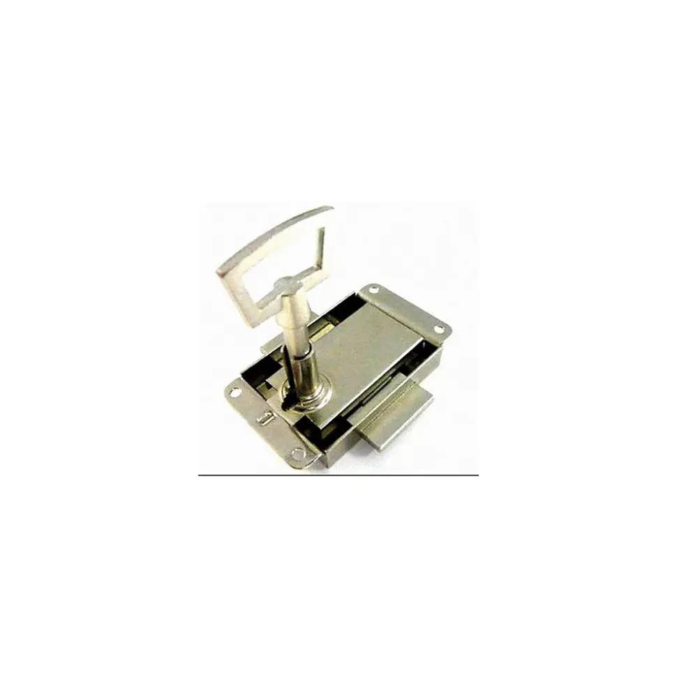 Serrure vitrines à pattes largeur 30mm zingué - VACHETTE - 11220000