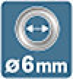 Set de 25 pièces oeillets Rapid Ø6mm