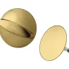 Set de finition vidage baignoire HANSGROHE Flexaplus aspect doré poli