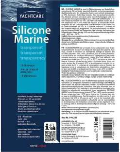 Silicone marine Transparent 310 ml YachtCare
