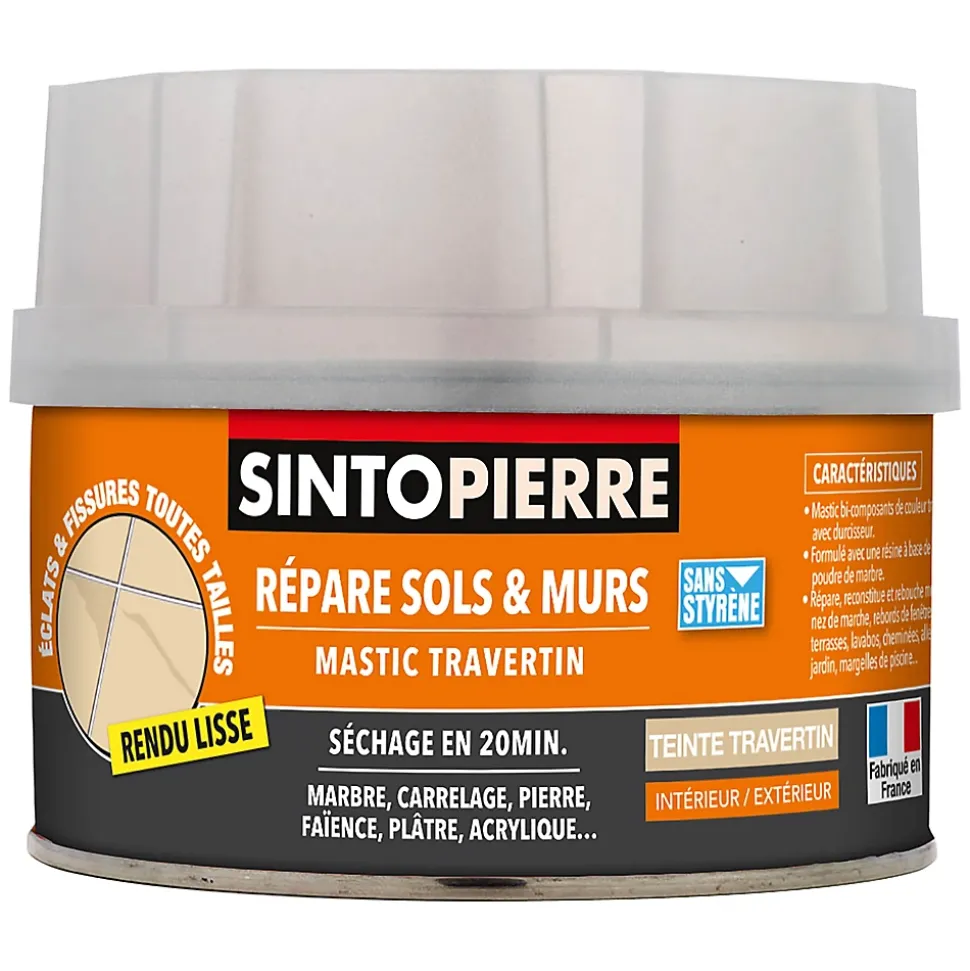 Sintopierre travertin, la boite de 170 ml