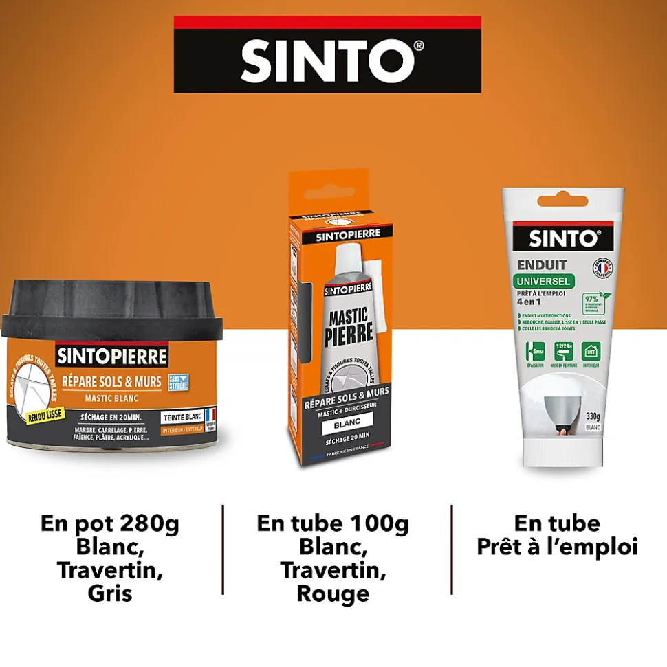 Sintopierre travertin, la boite de 170 ml