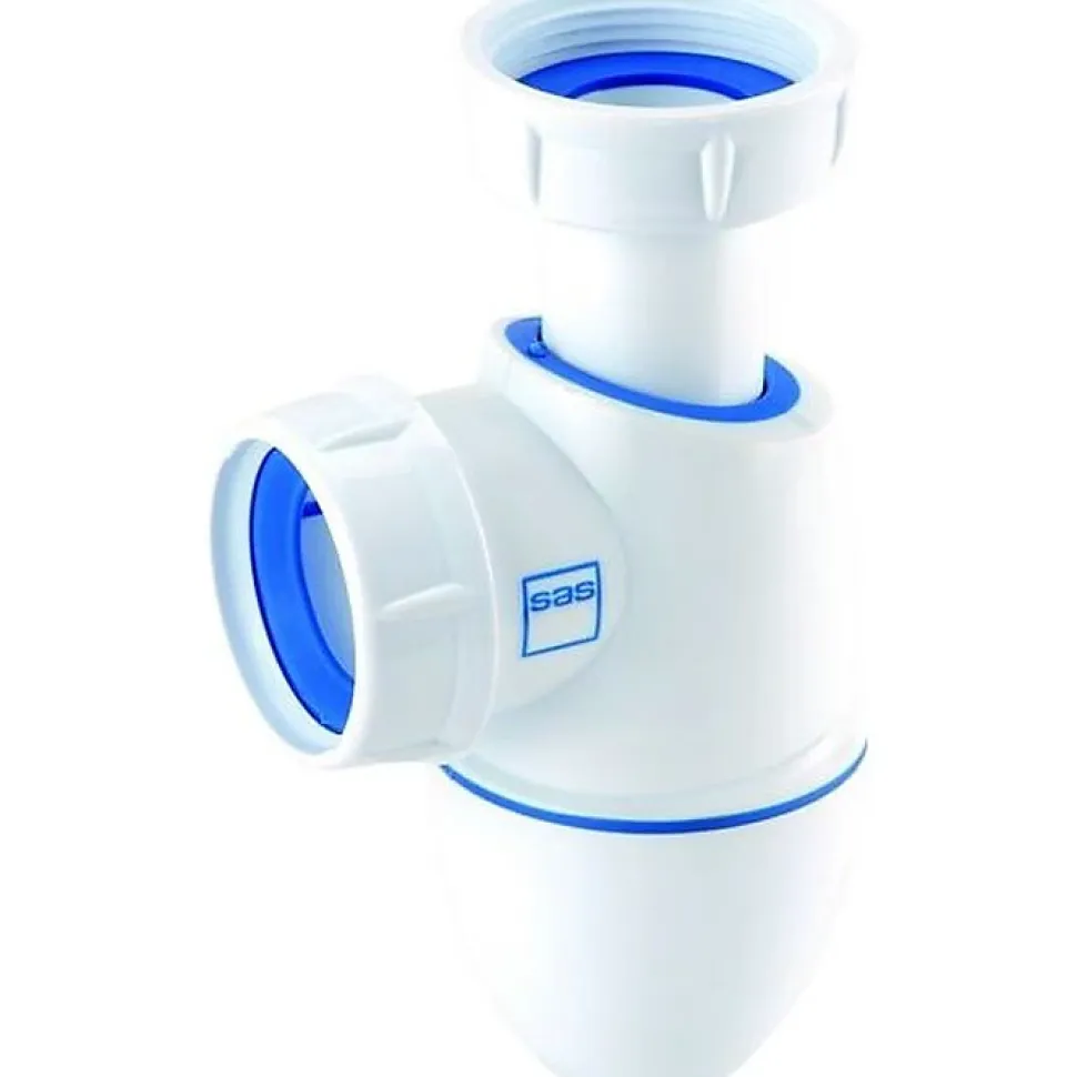Siphon bi-matière - NICOLL - Easyphon avec joints intégrés - Réglable en hauteur - Sortie J.C. 40 mm