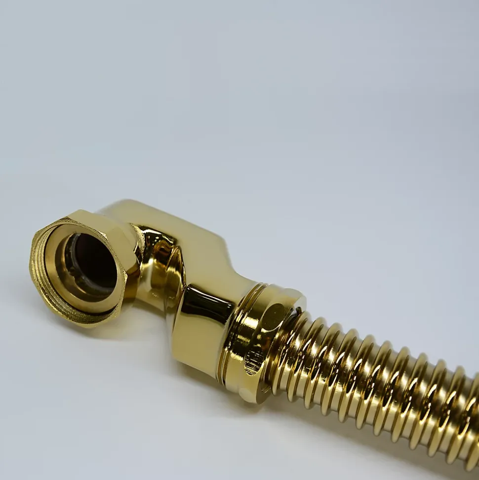 Siphon Design de finition dorée pour baignoire îlot PARIS