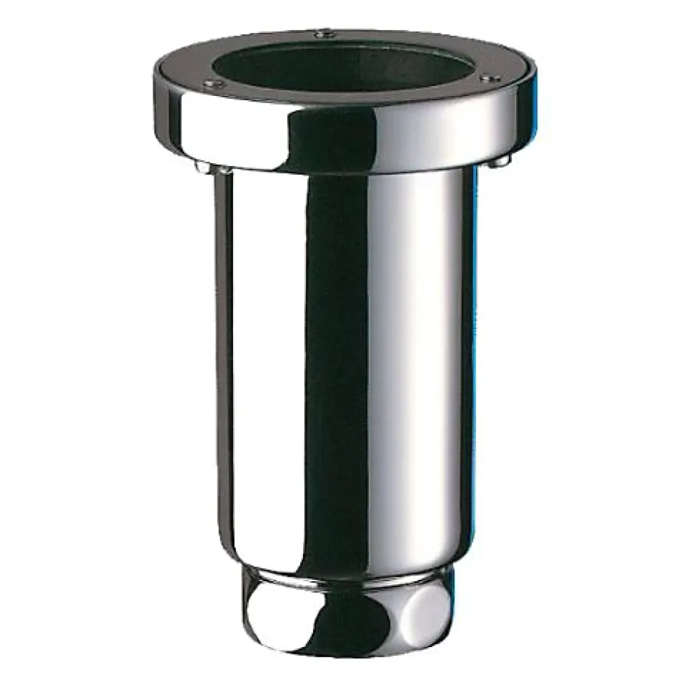 Siphon d'urinoir - Modèle : Laiton chromé - Hauteur : 114mm