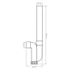Siphon en P 1 entrée Somatherm for you