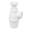 Siphon réglable à compression blanc 32mm Wirquin