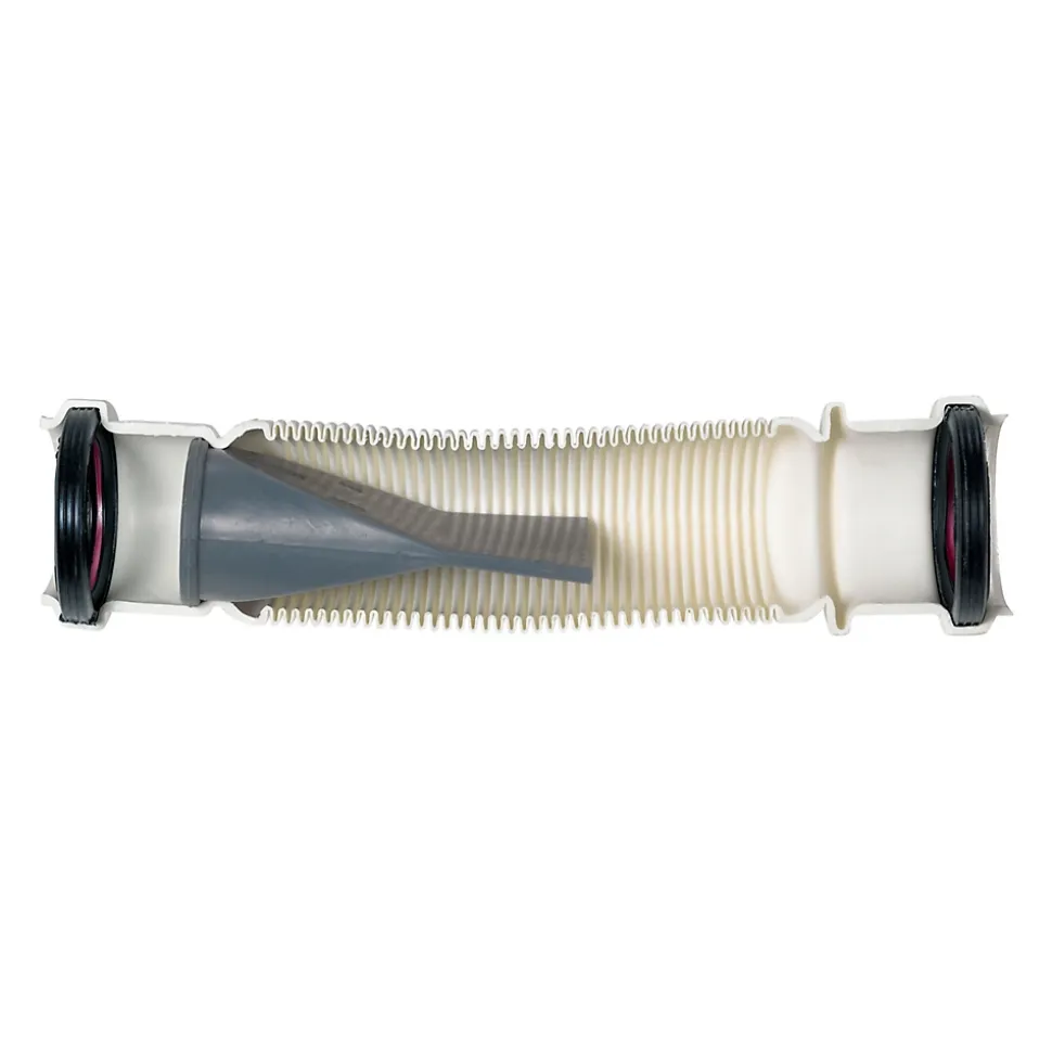 Siphon sans garde d'eau gain de place blanc 40mm Wirquin