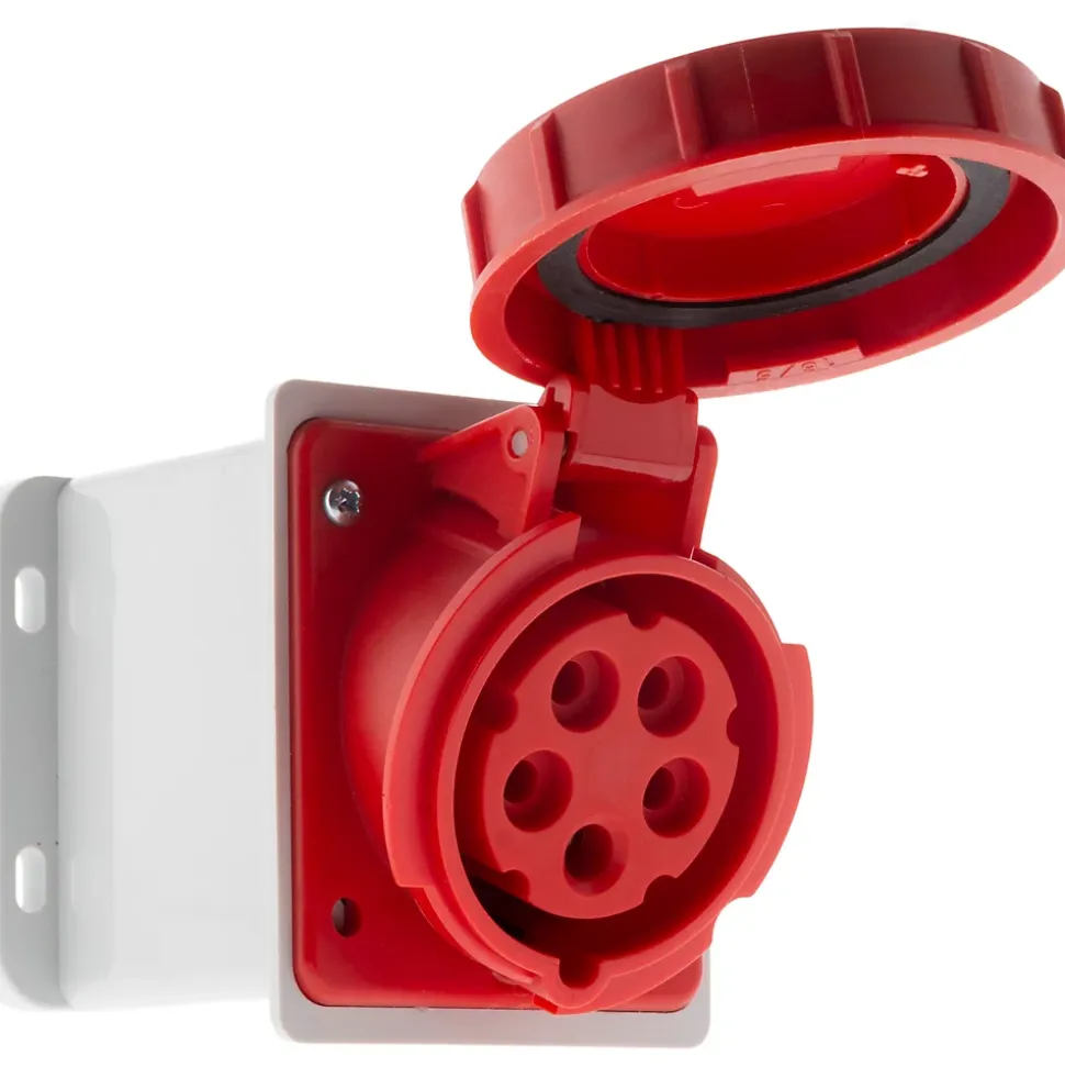 Socle IEC309 3P+N+T 16A - Zenitech