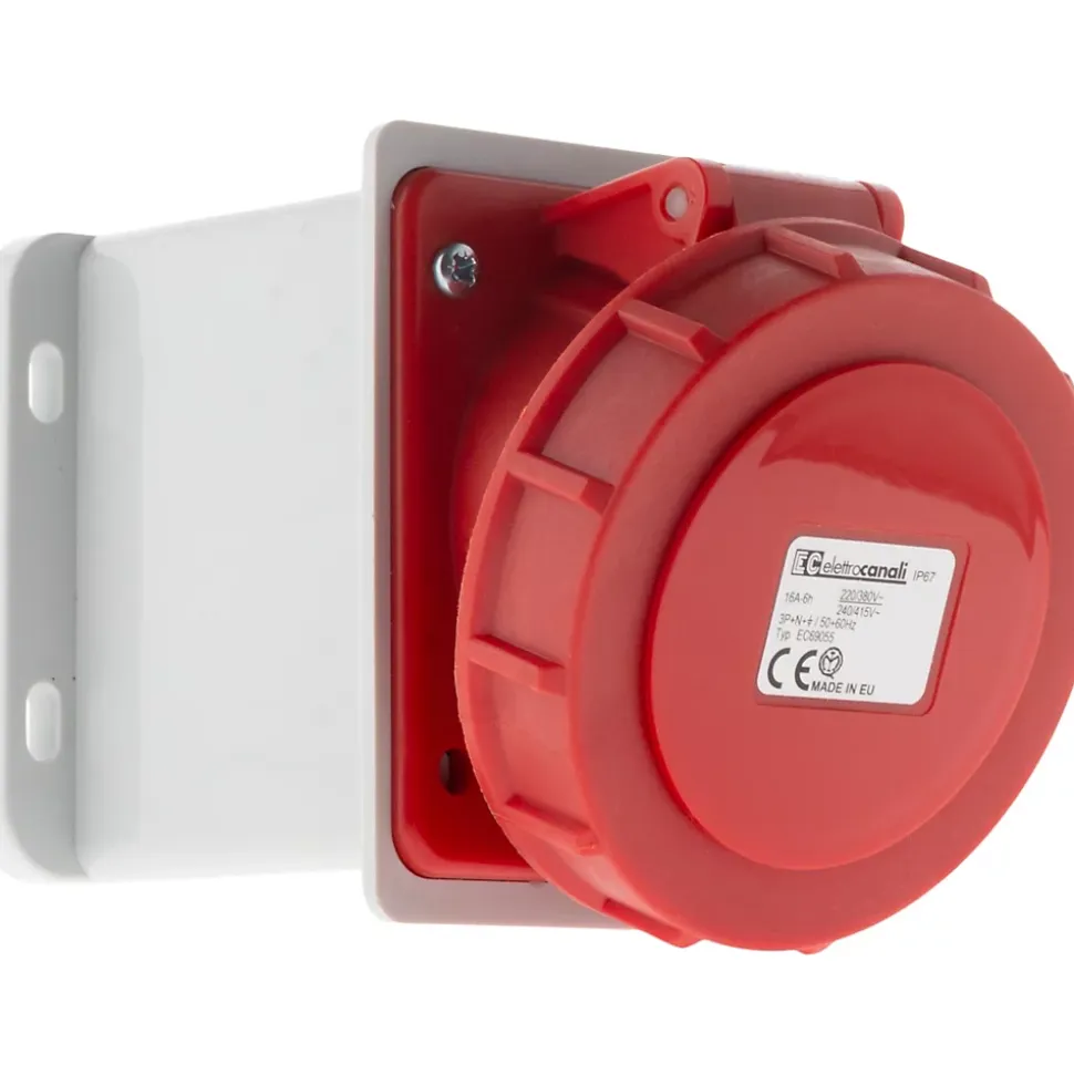 Socle IEC309 3P+N+T 16A - Zenitech