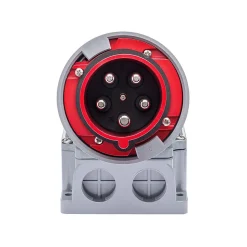 Socle Male 63a Tétrapolaire 380v - 3p+n+t - étanche Ip67 - Ide