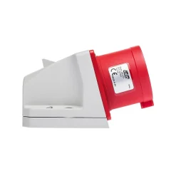 Socle Male Triphasé 32a 3p+t 380v - 4 Broches - étanche Ip44 - Ide