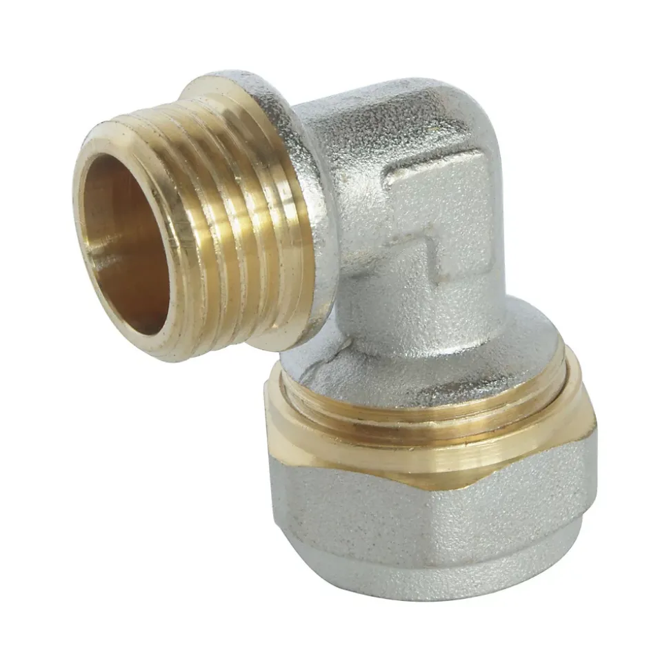 Somatherm For You - Coude à visser pour tube Multicouche diam 20 - Mâle 15/21