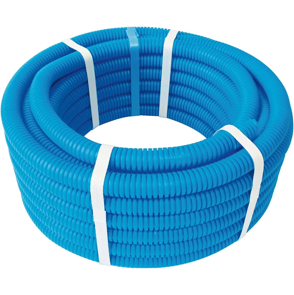 Somatherm For You - Couronne de tube PER gainé bleu diam 12 - longueur 15m