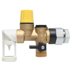 Somatherm For You - Groupe double sécurité téflon orientable + raccord diélectrique pour eau calcaire