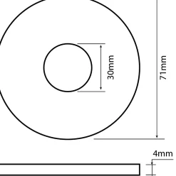 Somatherm For You - Joint pour mécansime de chasse 71x30x4