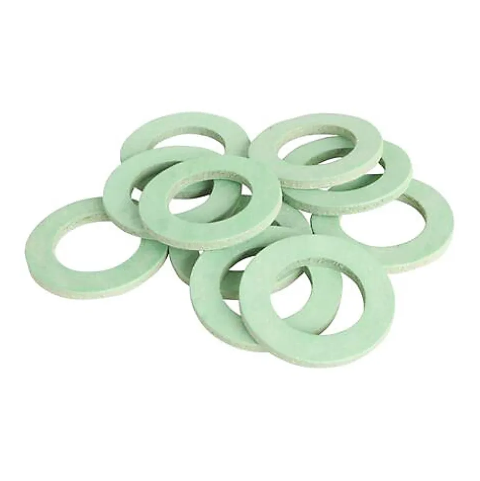 Somatherm For You - Lot de 10 joints fibre vert 15/21