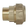 Somatherm For You - Raccord laiton droit Serrage Extérieur pour tube PE diam 25 mm - Mâle 3/4