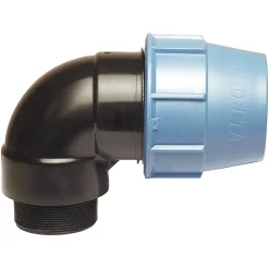 Somatherm For You - Raccord plastique coudé pour tube PE diam 20 mm - Mâle 1/2