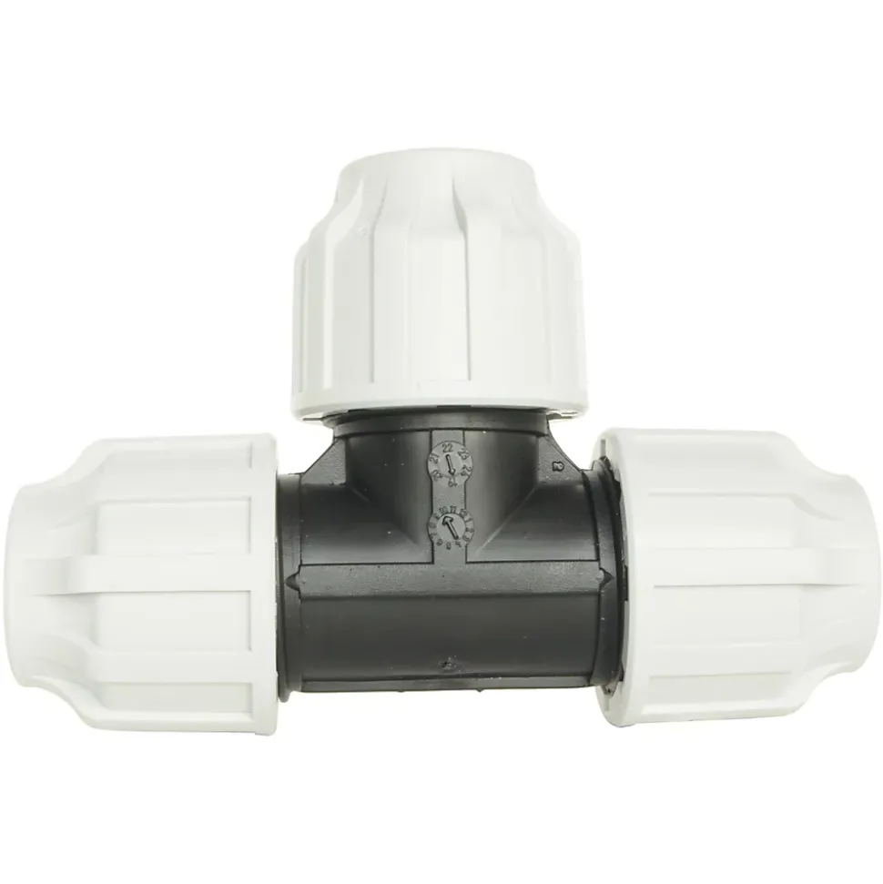 Somatherm For You - Raccord plastique Té égal pour tube PE diam 40 mm
