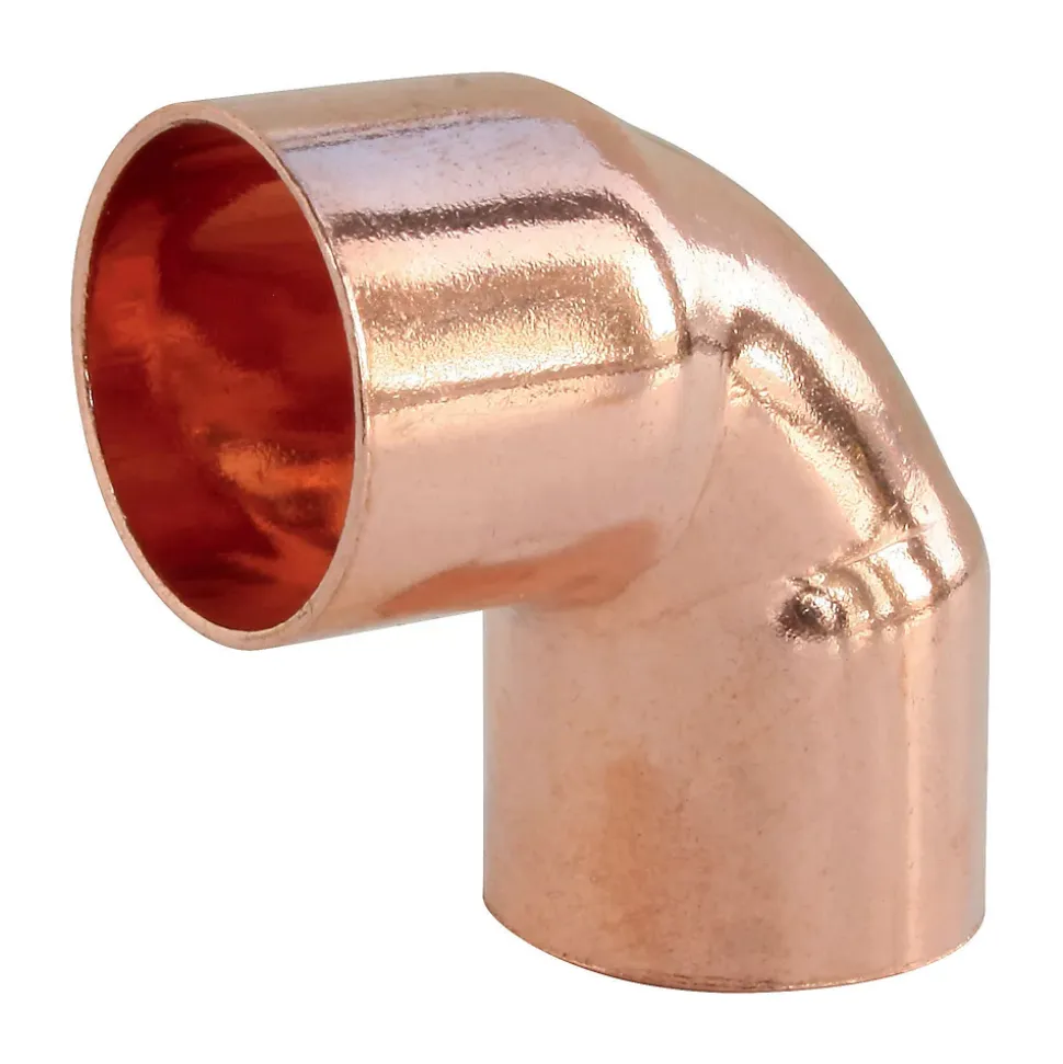 Somatherm For You - Raccord cuivre à souder - Coude 90 Double Femelle Petit Rayon diam 16mm (X10)