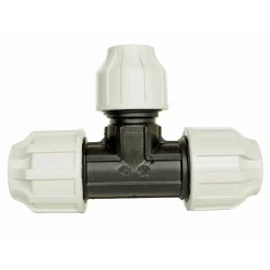 Somatherm For You - Raccord plastique Té réduit au centre pour tube PE diam 32-25-32 mm