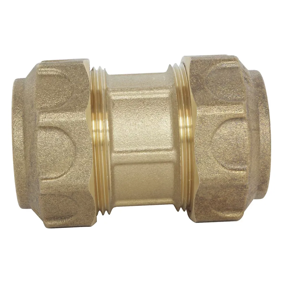 Somatherm For You - Raccord laiton manchon égal Serrage Extérieur pour tube PE diam 20 mm
