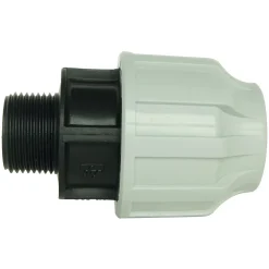 Somatherm For You - Raccord plastique droit pour tube PE diam 50 mm - Mâle 1 1/2