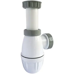 Somatherm For You - Siphon de lavabo réglable avec joint intégré diam 32