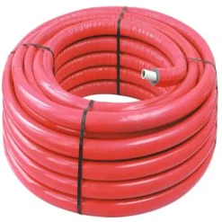 Somatherm For You - Tube multicouche D16 isolé rouge en couronne 50m - Isolant 8mm