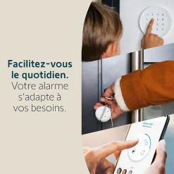 Somfy 1875254 – Home Alarm Advanced Max, Système d’alarme maison connecté haut de gamme avec détecteurs, sirènes et accessoires