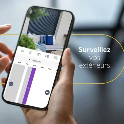 Somfy 1875326 - Outdoor Camera 2 blanche - Caméra de surveillance extérieure wifi avec détection intelligente - 1080p Full HD - Sirène 110 dB