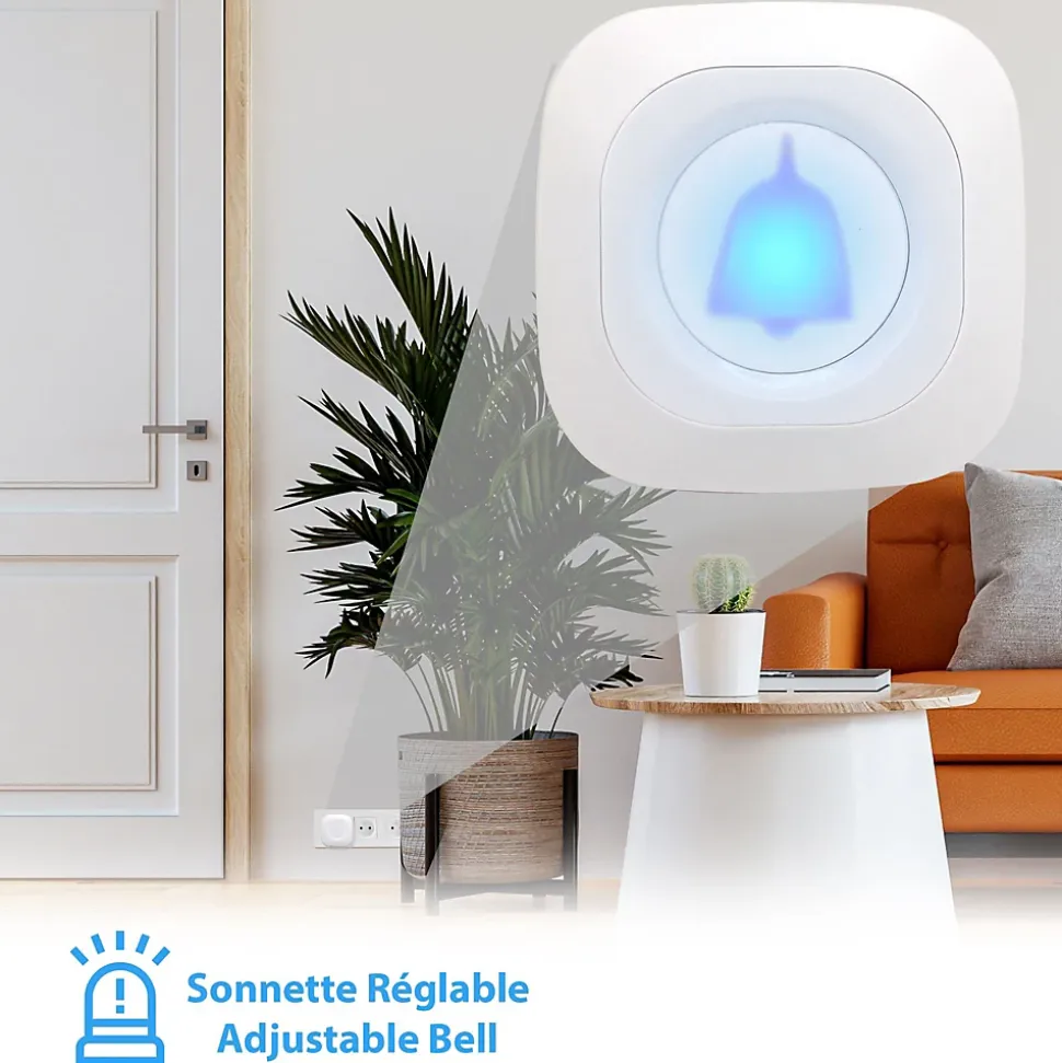 Sonnette FISHTEC cinétique easy - Portée 100m