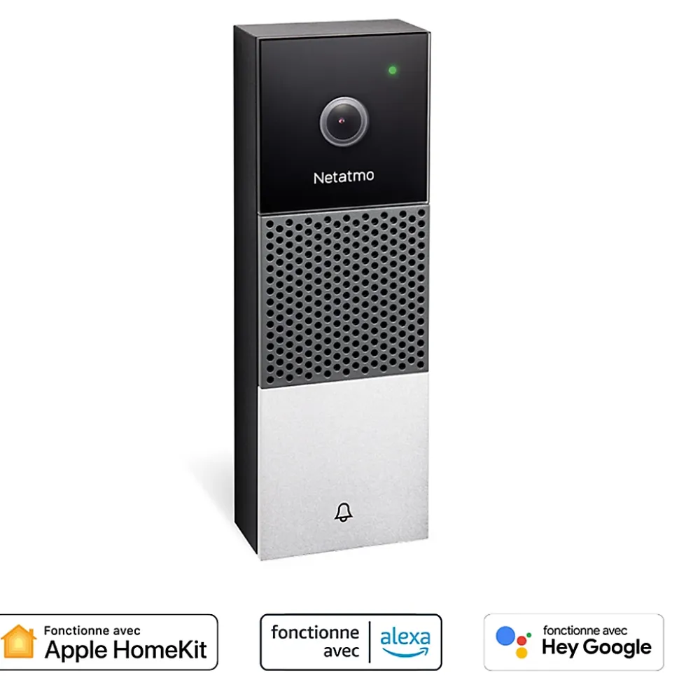 Sonnette vidéo filaire intelligente Netatmo