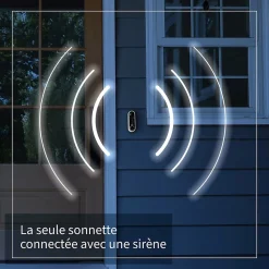 Sonnette vidéo sans fil Arlo blanche