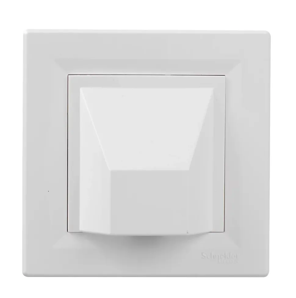 Sortie de câble complète Schneider Electric Asfora blanc