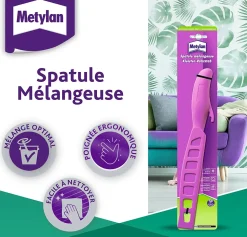 Spatule mélangeuse pour colles papiers peints Metylan ‎L.7,5 x l.2,5 x H.38 cm
