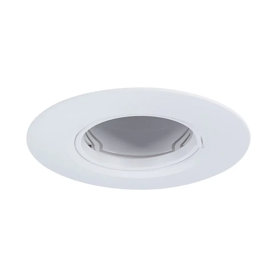 Spot encastré Kit de 3 fixe rond 90mm GU10 max. 3x10W 230V gradable Blanc