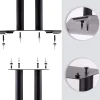 SPS1022-40 Pieds enceintes 40 cm lestables avec du sable Cônes anti vibrations Set de 2 pour hifi stéréo home cinema Duronic